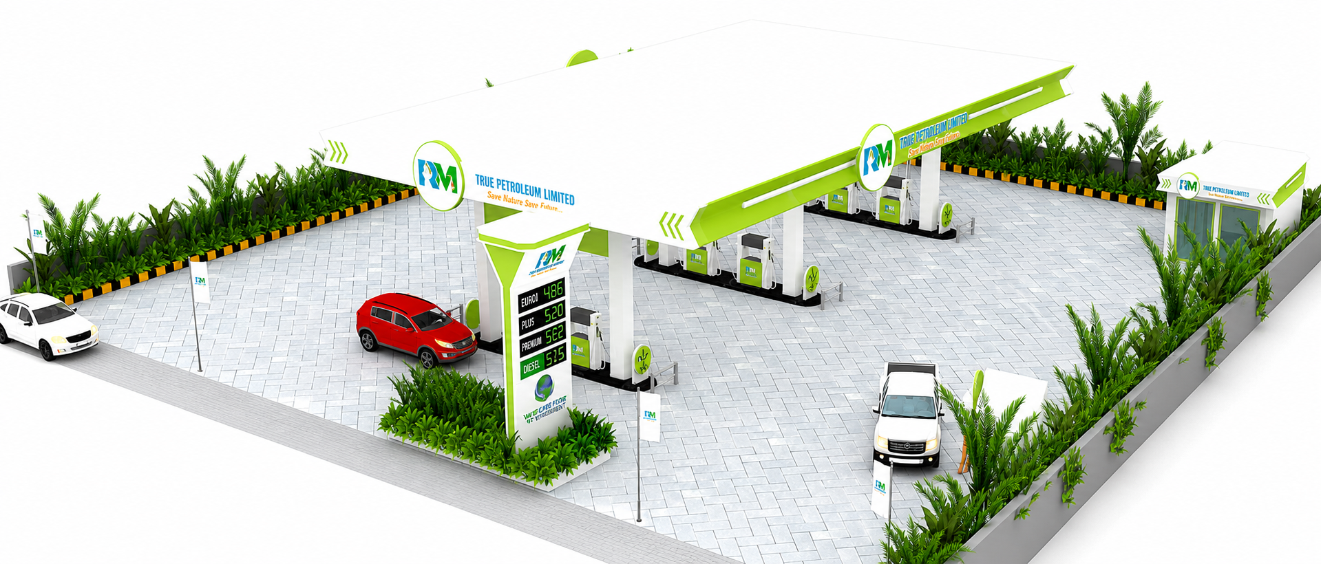 RM True Petroleum fuel station